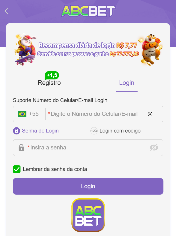 Login premium na abcbet.com